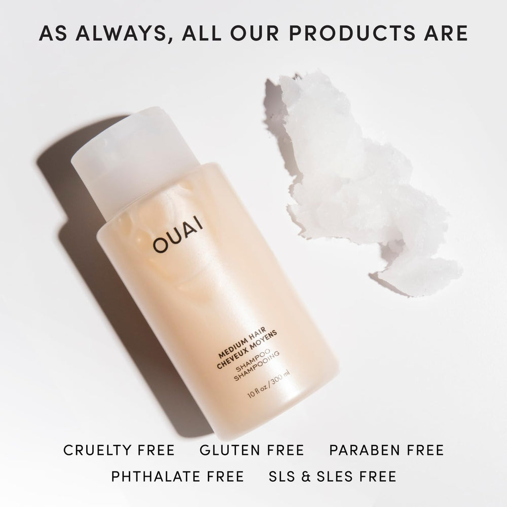 OUAI Medium Shampoo Application Rapide : routine capillaire efficace