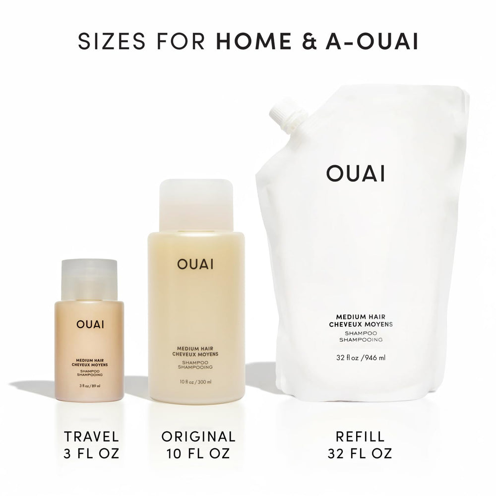 OUAI Medium Shampoo Bouteille 32oz : pratique et économie