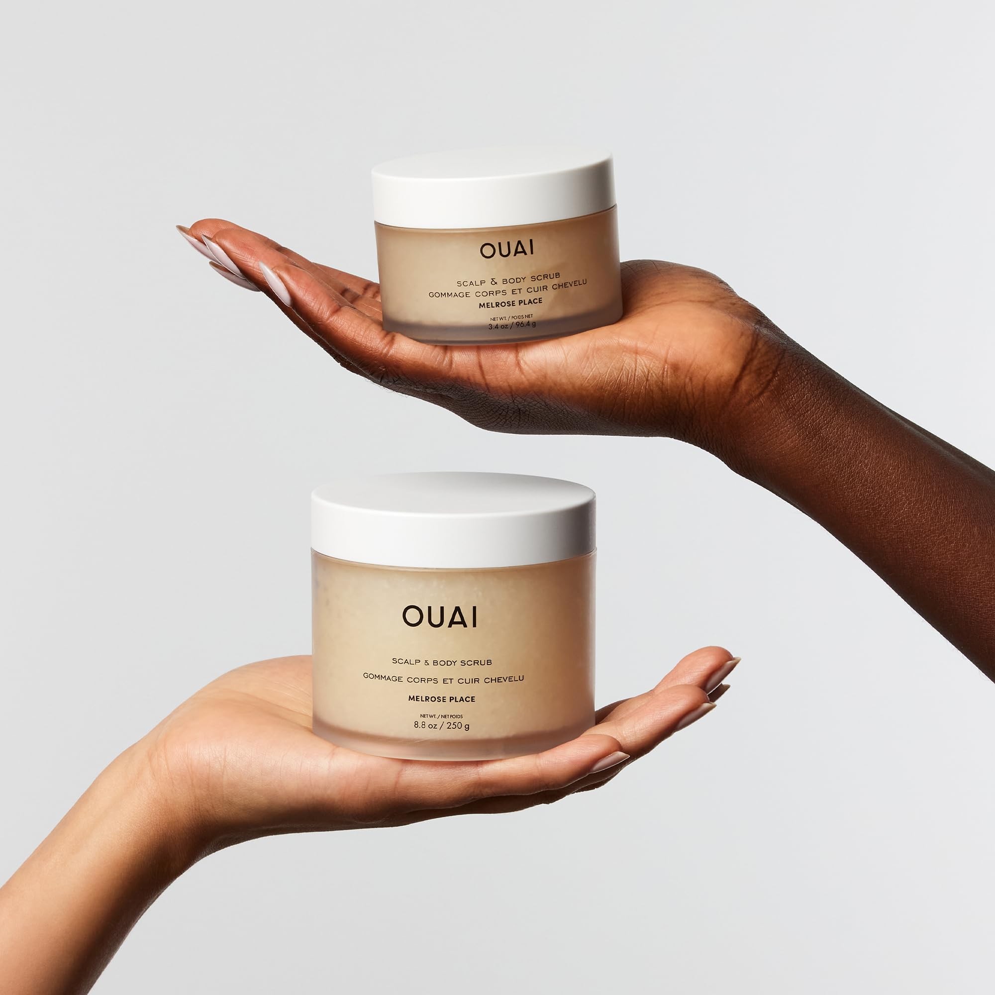 OUAI Melrose Place aplicación de exfoliante en la ducha para uso rápido