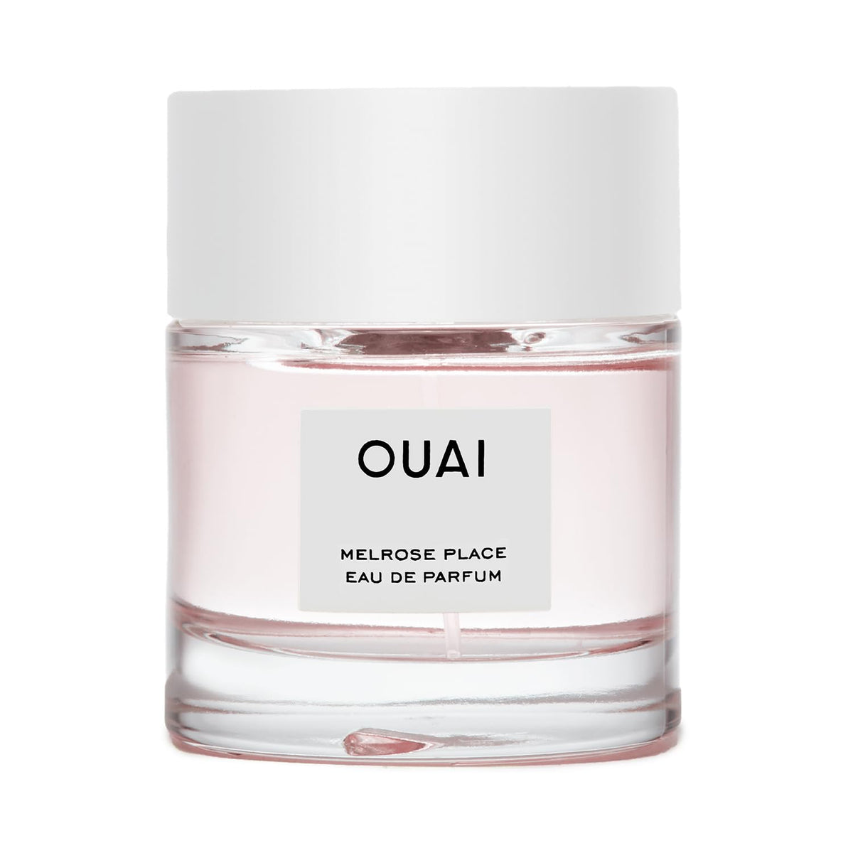 OUAI Melrose Place frasco elegante para uso diario y aroma fresco.