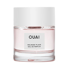 OUAI Melrose Place frasco elegante para uso diario y aroma fresco.