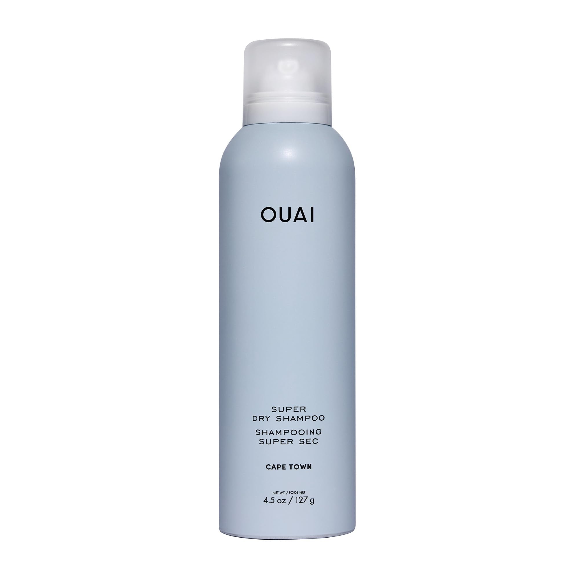 OUAI Shampoing Sec Super : bouteille capetown, parfum durable pour cheveux frais et propres