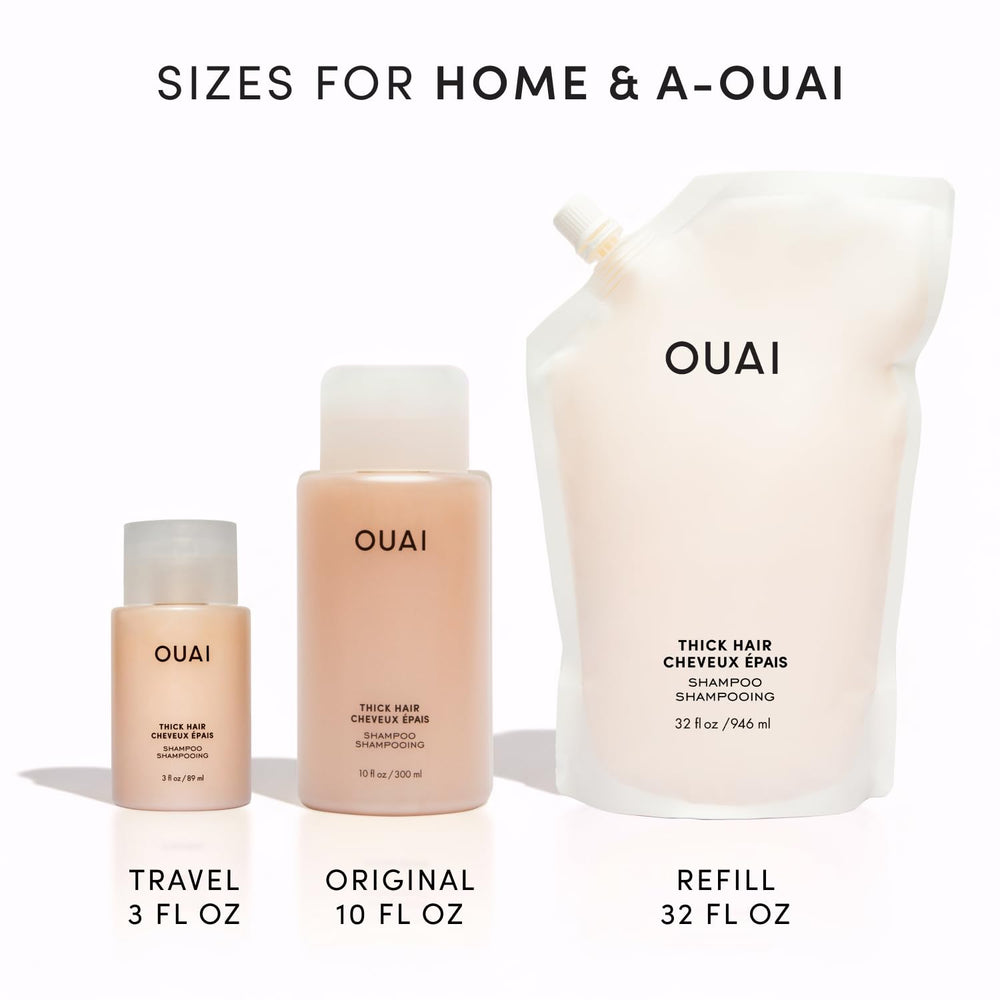 Shampooing OUAI: convient aux cheveux épais cherchant hydratation durable.
