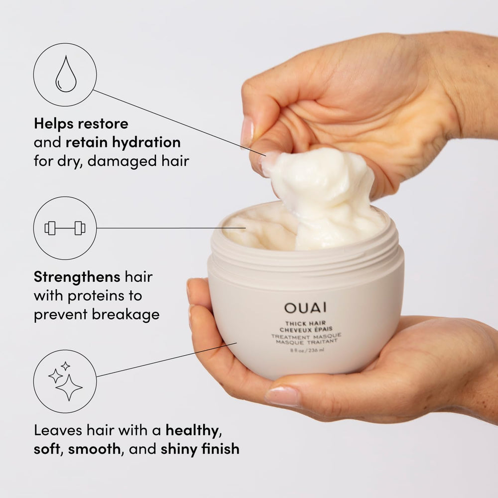 OUAI kit de viaje fragancia rosa que mejora la experiencia de cuidado.