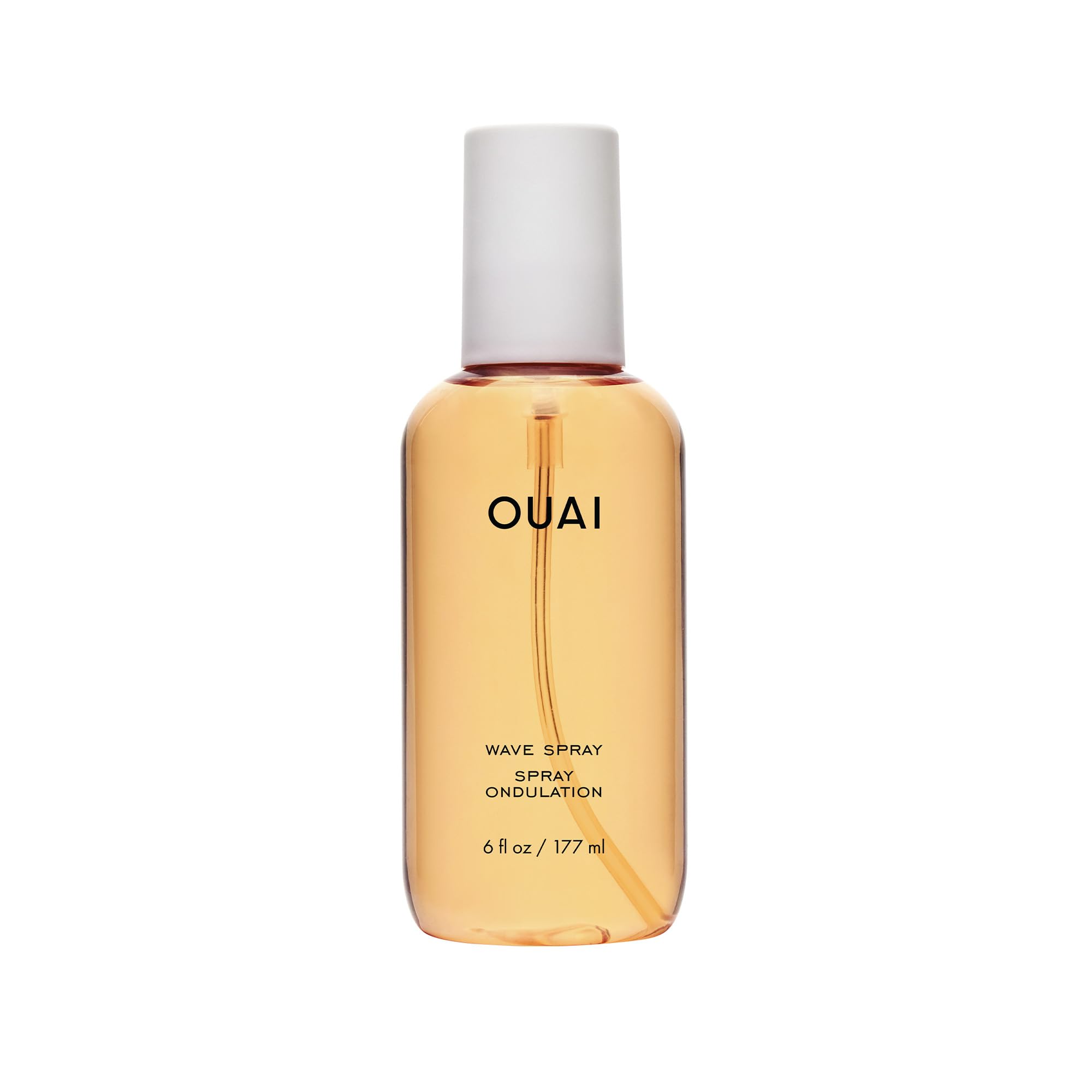 OUAI Wave Spray montre la bouteille, texture naturelle