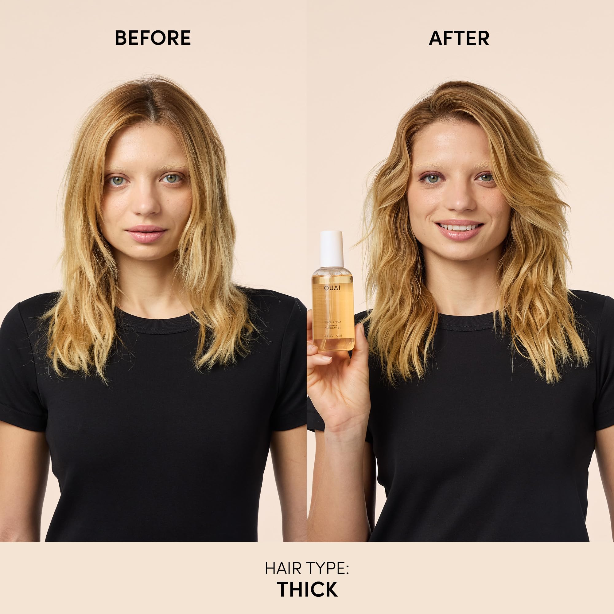 OUAI Wave Spray: protege color y keratina sin peso
