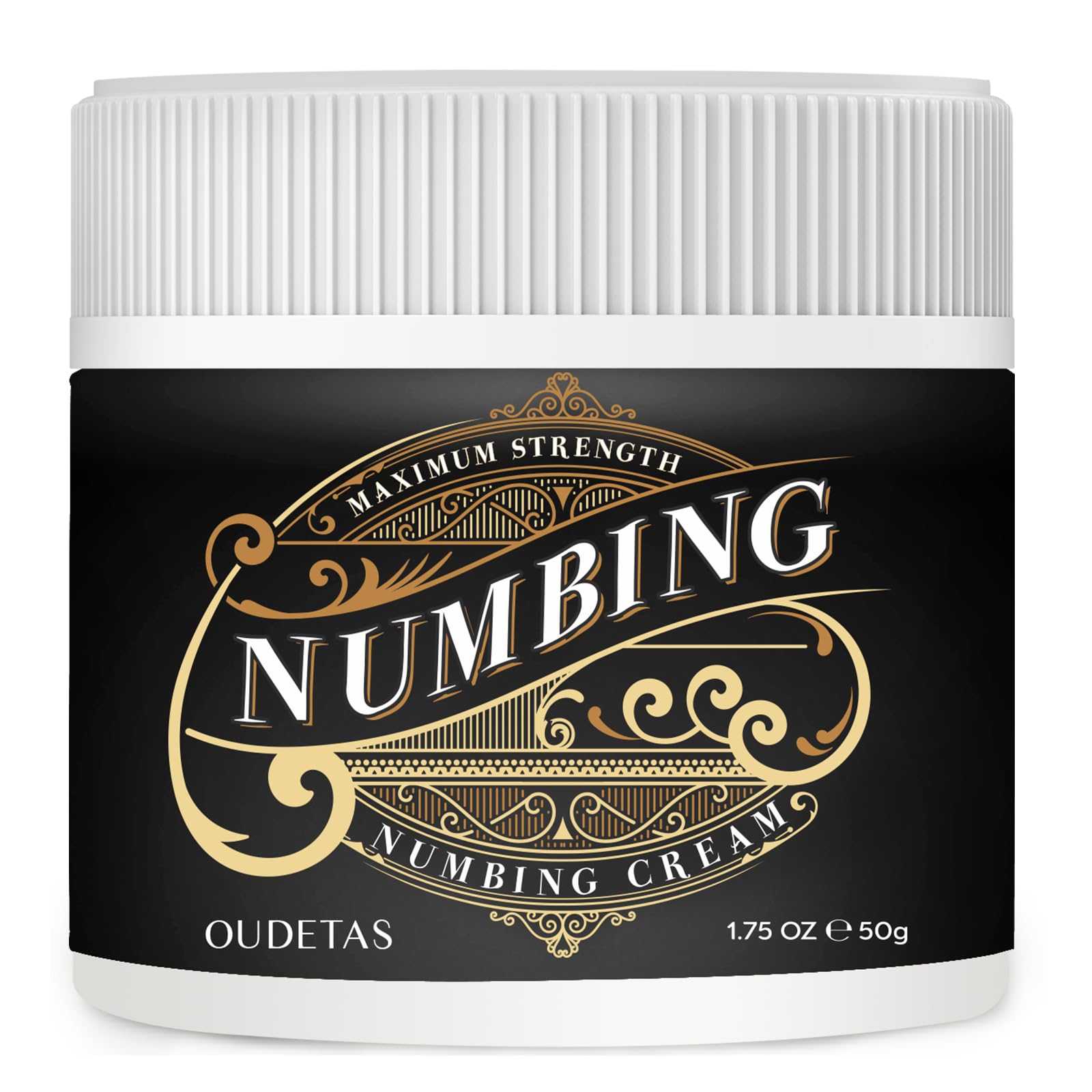 Oudetas crema entumecimiento en bote de 50 ml para alivio localizado.