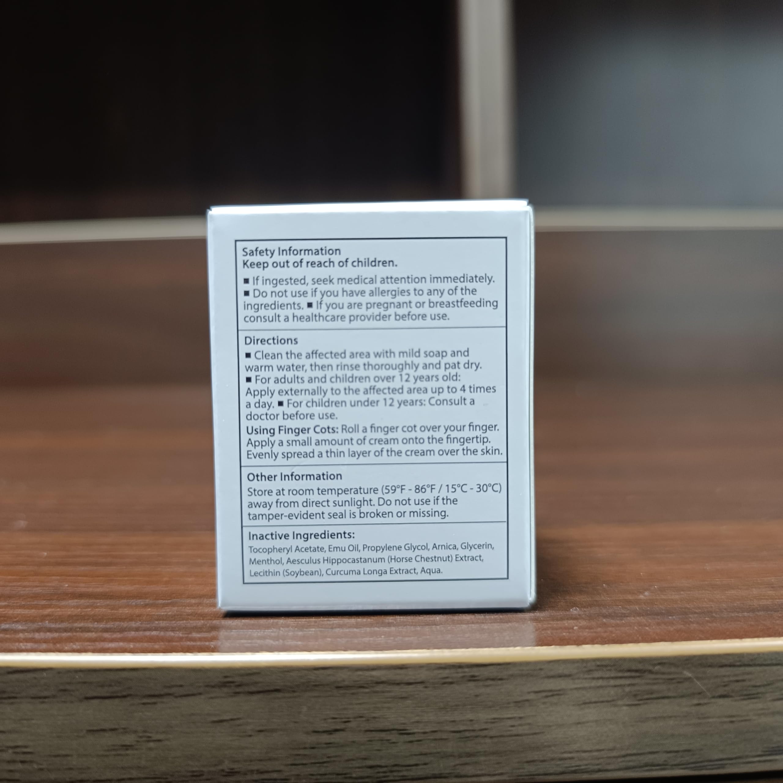 Oudetas envase con tapa de seguridad para viaje.