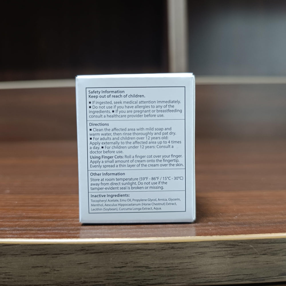 Oudetas envase con tapa de seguridad para viaje.