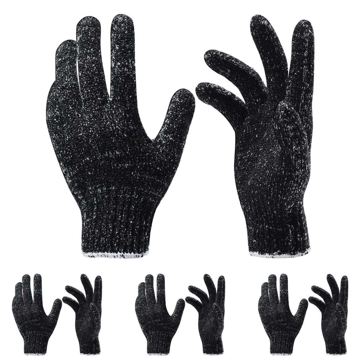 Guantes exfoliantes Oueliche para ducha, 8 piezas, exfoliación suave a profunda para piel suave.