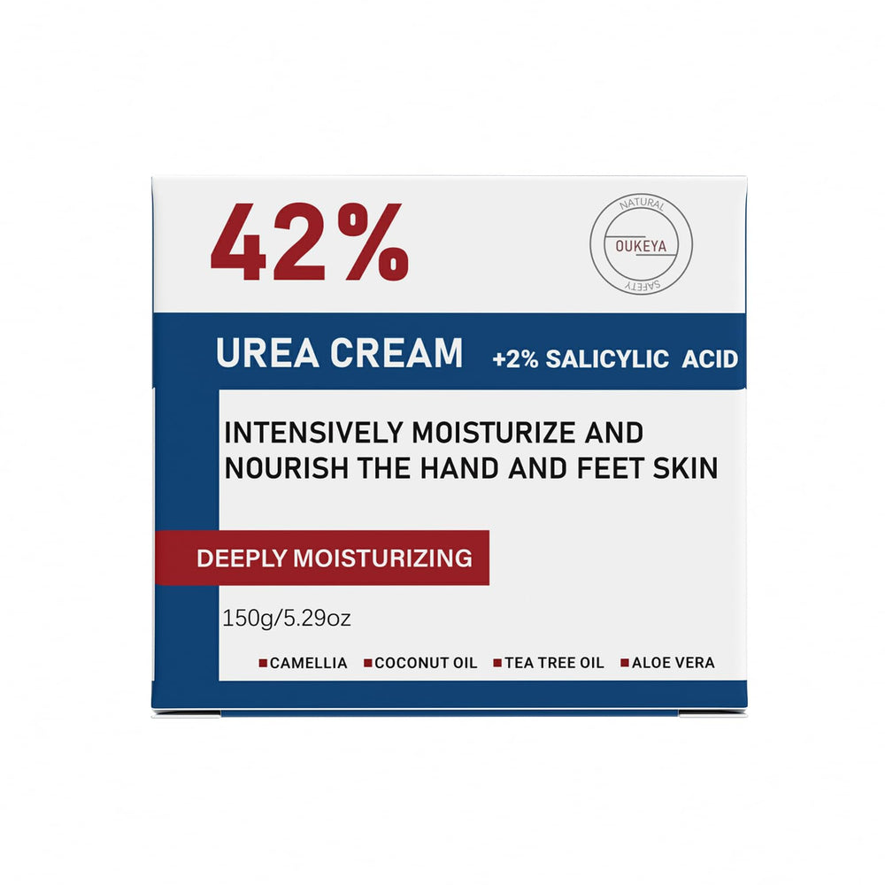 OUKEYA crema-urea-42-ingredientes-naturales: aloe vera y camelia para nutrición.