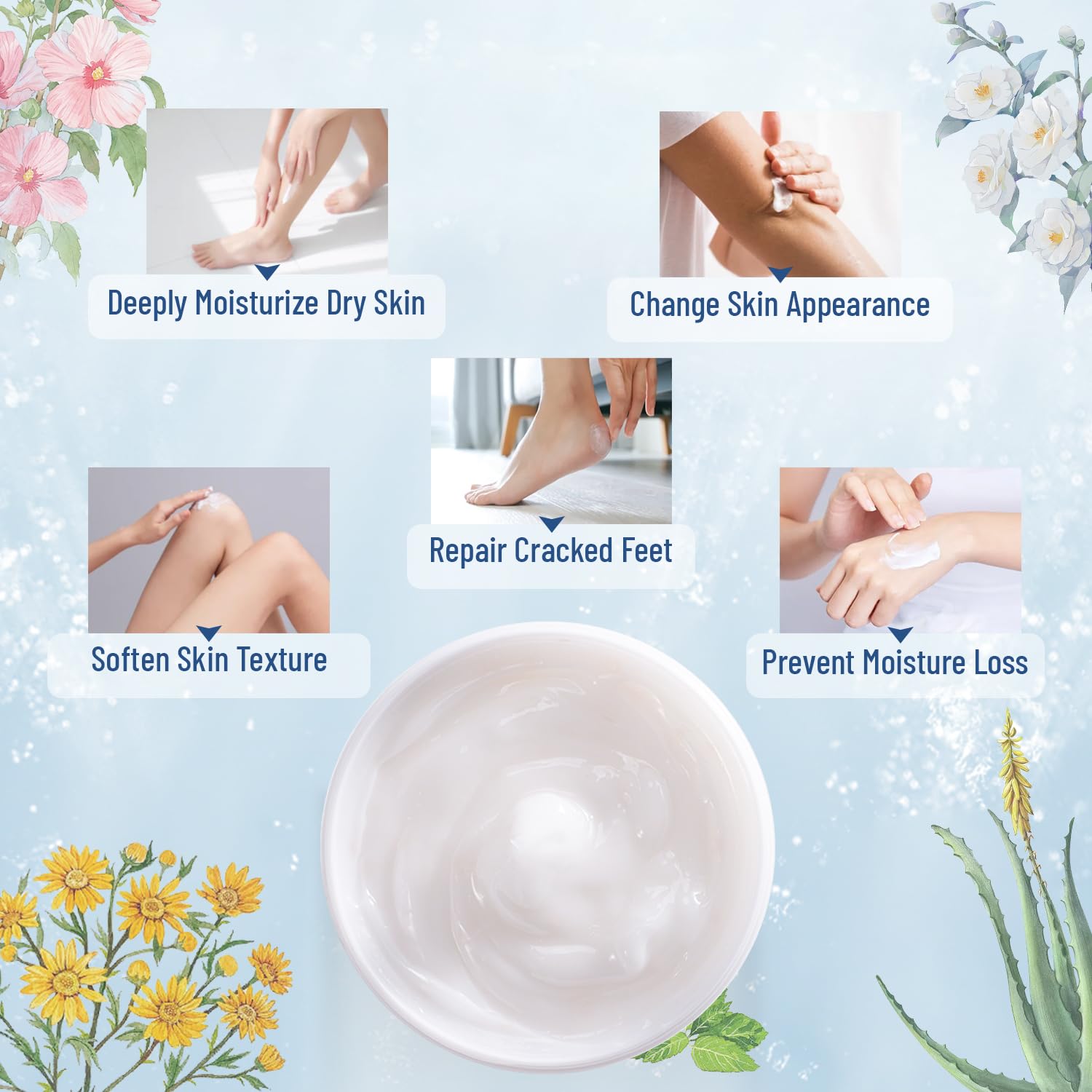 OUKEYA crema-urea-42-pies: suaviza talones y piel de pies.