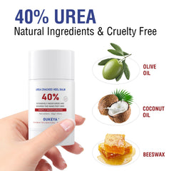 OUKEYA Urea Cream Stick 40% aplicación en manos para aliviar sequedad.