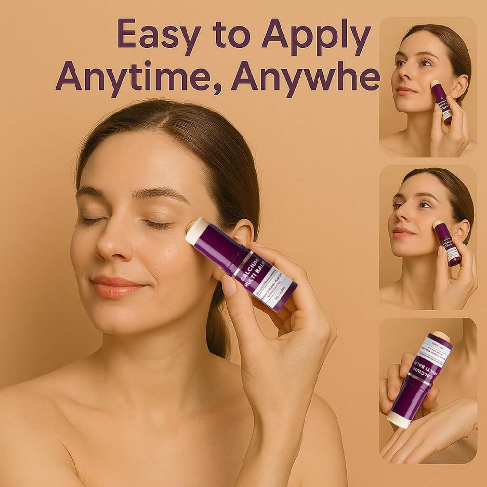 OUKPANE bálsamo calcio multi para labios y cuello, cuidado diario y suavizante.
