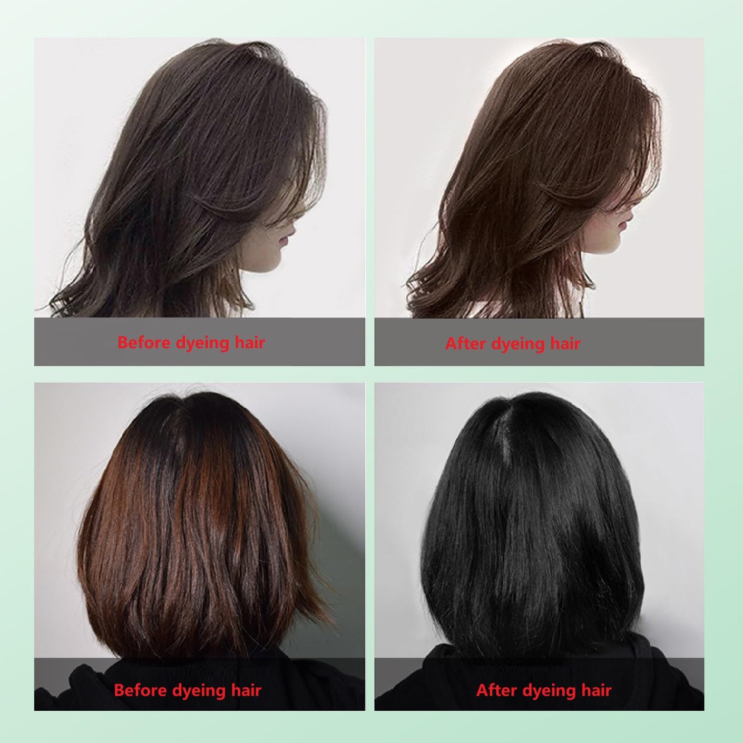 OUKPANE Huang Yi - aplicación suave para un color uniforme en todo tipo de cabello.