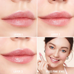 Labial rosa de Oulac con acabado brillo ligero