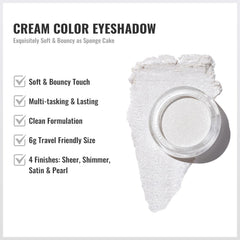 Efecto brillo en los ojos con la sombra Oulac para un look deslumbrante.