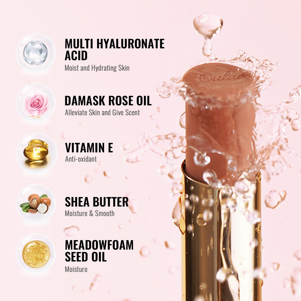 Aplicación suave de Oulac Labial Beige para uso diario
