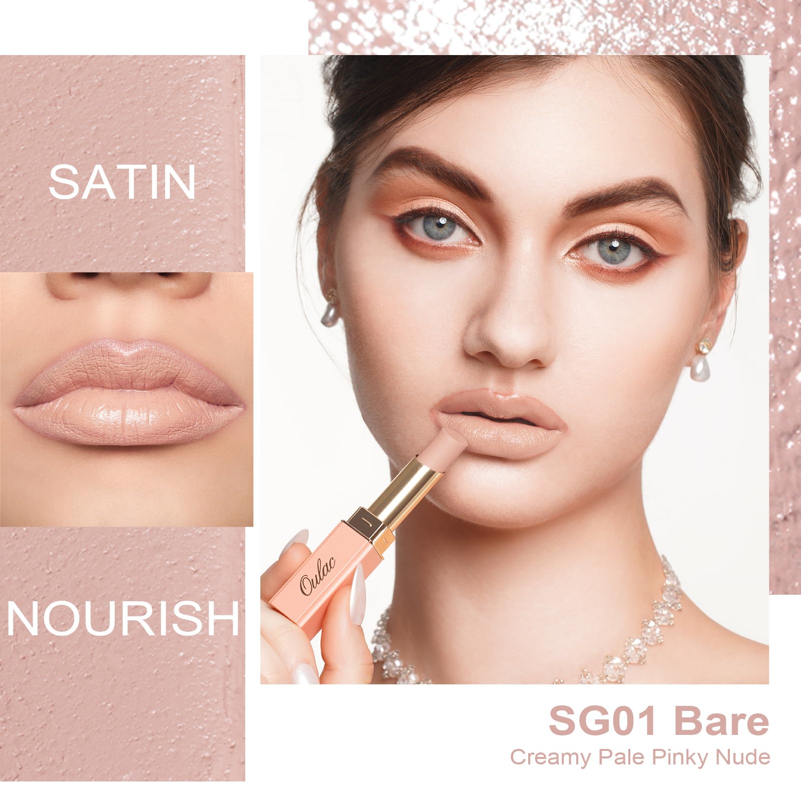 Oulac Labial Beige cubre totalmente en una pasada