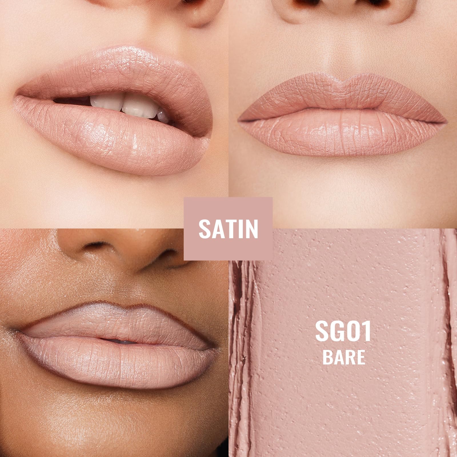 Oulac Labial Beige vegano y sin crueldad para belleza responsable