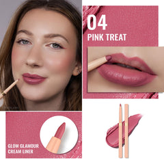 Delineador retráctil Oulac Pink para delineado preciso y suave.