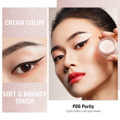 Oulac Sombra Crema Aplicación Fácil para un look suave y definido.