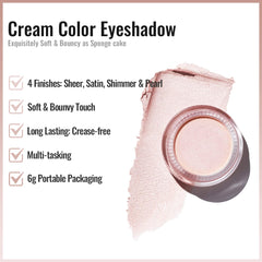 Oulac Sombra Crema Duración 12 Horas para un maquillaje de día.