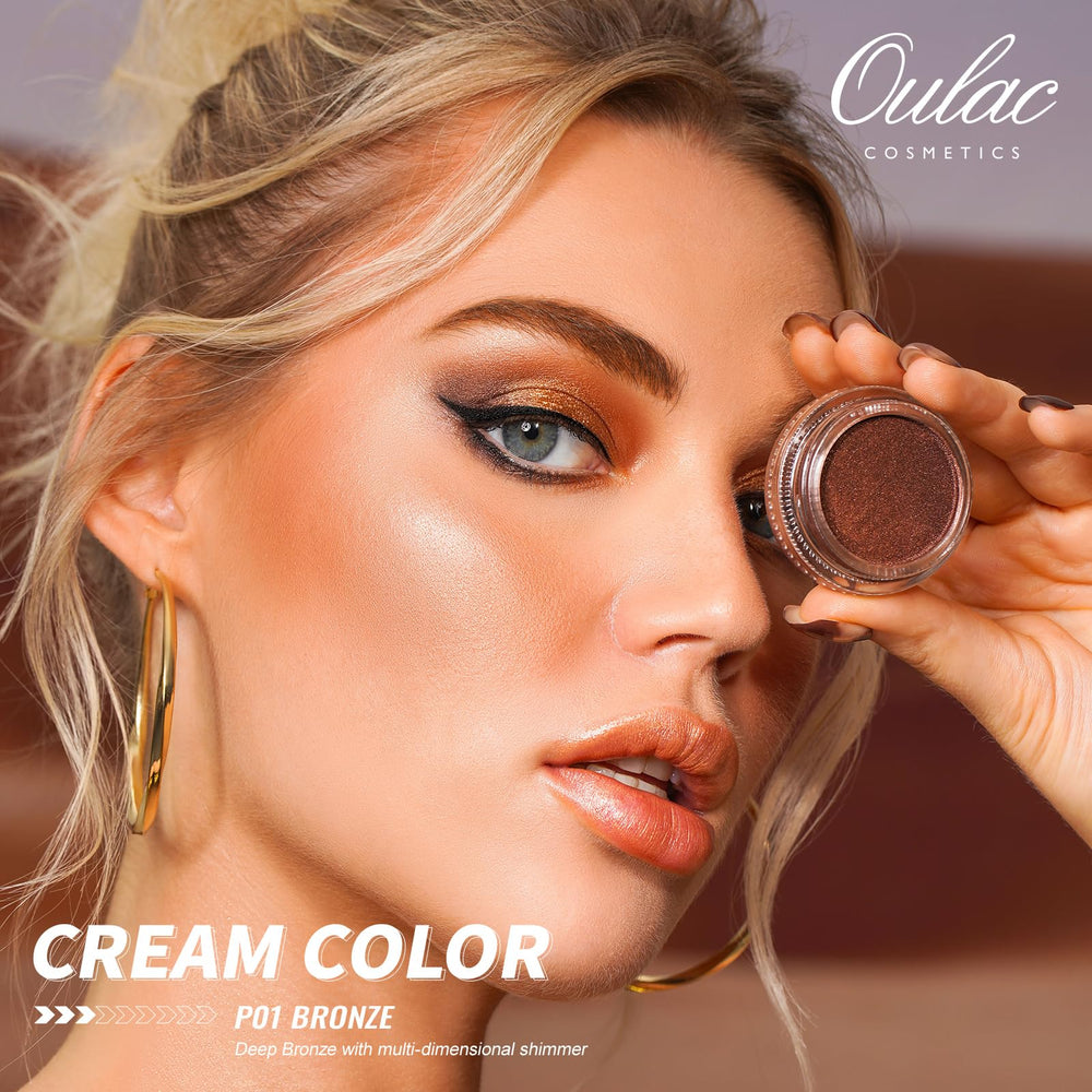 Oulac Sombra Crema Libre de Crueldad para piel sensible.