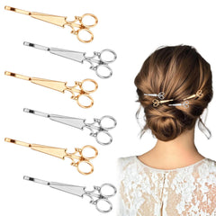 Ouligay clips tijera cabello oro: sujeción duradera para peinados