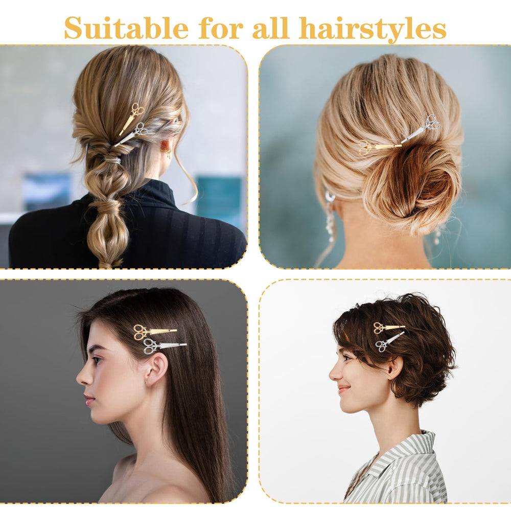 Ouligay clips tijera cabello para festivales: mantiene el peinado durante eventos