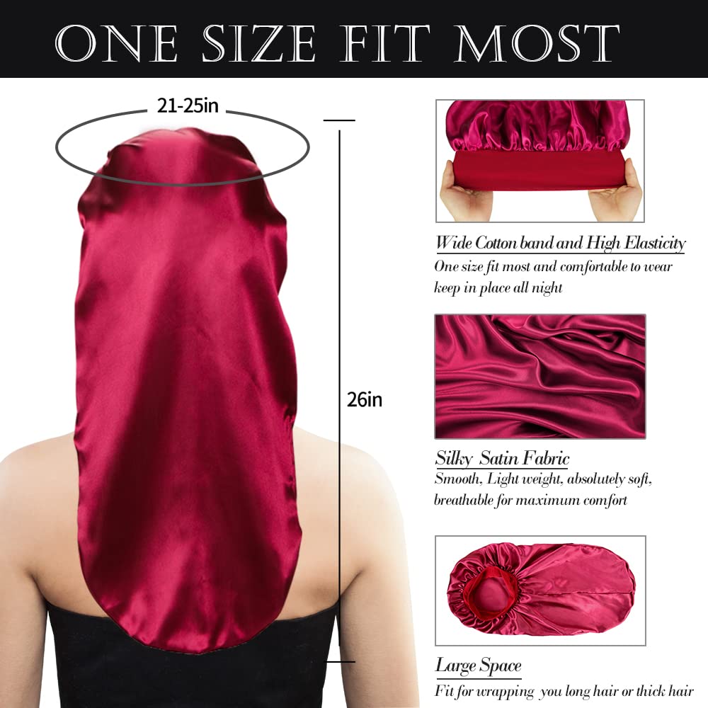 Bonnet satin leopardo de Oumrote, mantiene peinado durante la noche