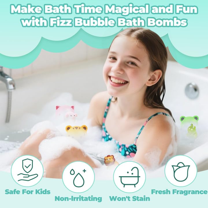 OuMuaMua bombas de baño: colores vibrantes para un baño divertido.