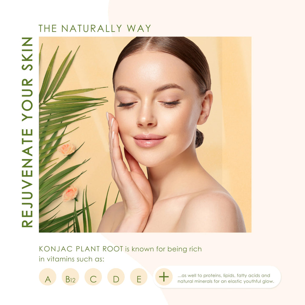 Konjac de Our Earth Beauty aporta vitaminas y minerales a la piel
