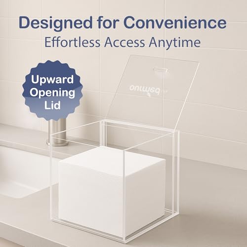 Ourmed Life caja-organizadora para baño acrílico mantiene productos al alcance.