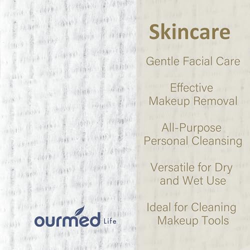 Ourmed Life toallas desechables sin pelusa para limpieza suave e higiénica