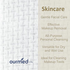 Ourmed Life toallas desechables sin pelusa para limpieza suave e higiénica