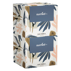 Ourmed Life toallas faciales XL 100 unidades para uso diario sin pelusa