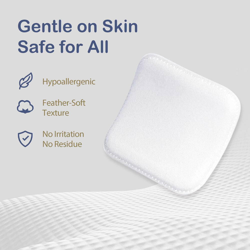 Ourmed Life sin pelusa, pads duraderos para uso diario en casa o viaje