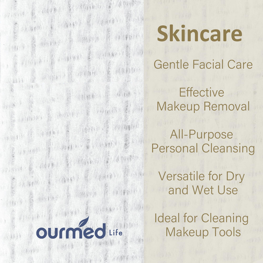 Ourmed Life: toallas desechables sin pelos para una limpieza suave.