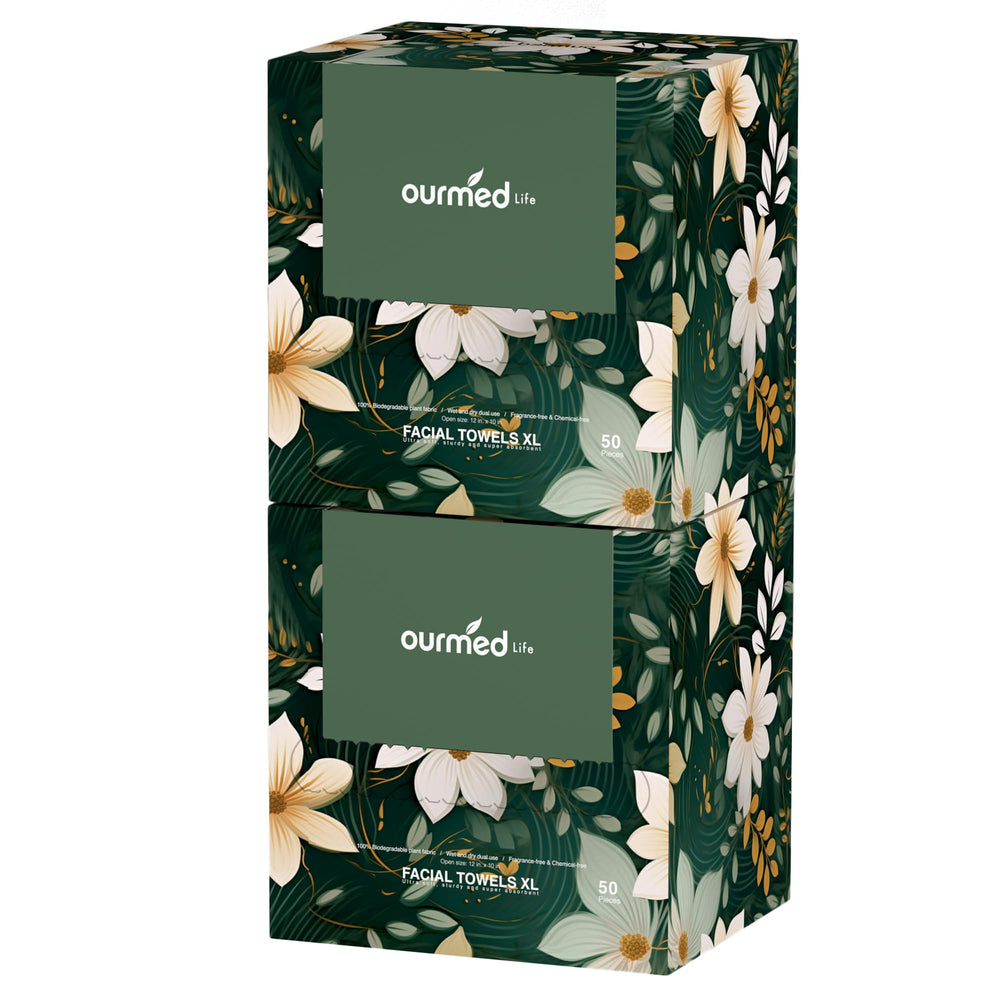 las toallas ourmed life con textura de puntos ofrecen limpieza suave y eficaz