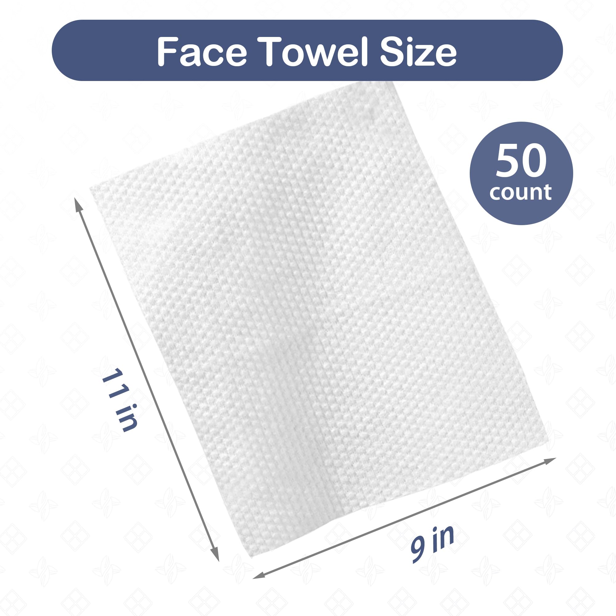ourmed life toallas faciales de gramaje grueso con alta absorción