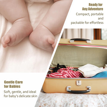 toallas sin fragancia de ourmed life, adecuadas para piel sensible