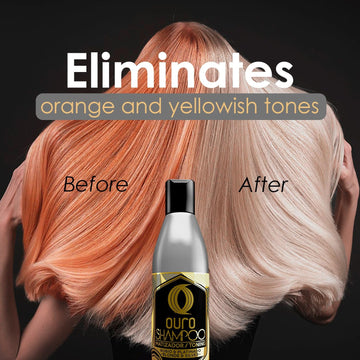 OURO Champú Tonificante, cabello iluminado gracias a proteínas y complejos botánicos.