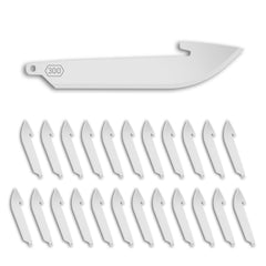Lames RazorSafe Outdoor Edge 3 po, pack de 24, prêt pour remplacements rapides.