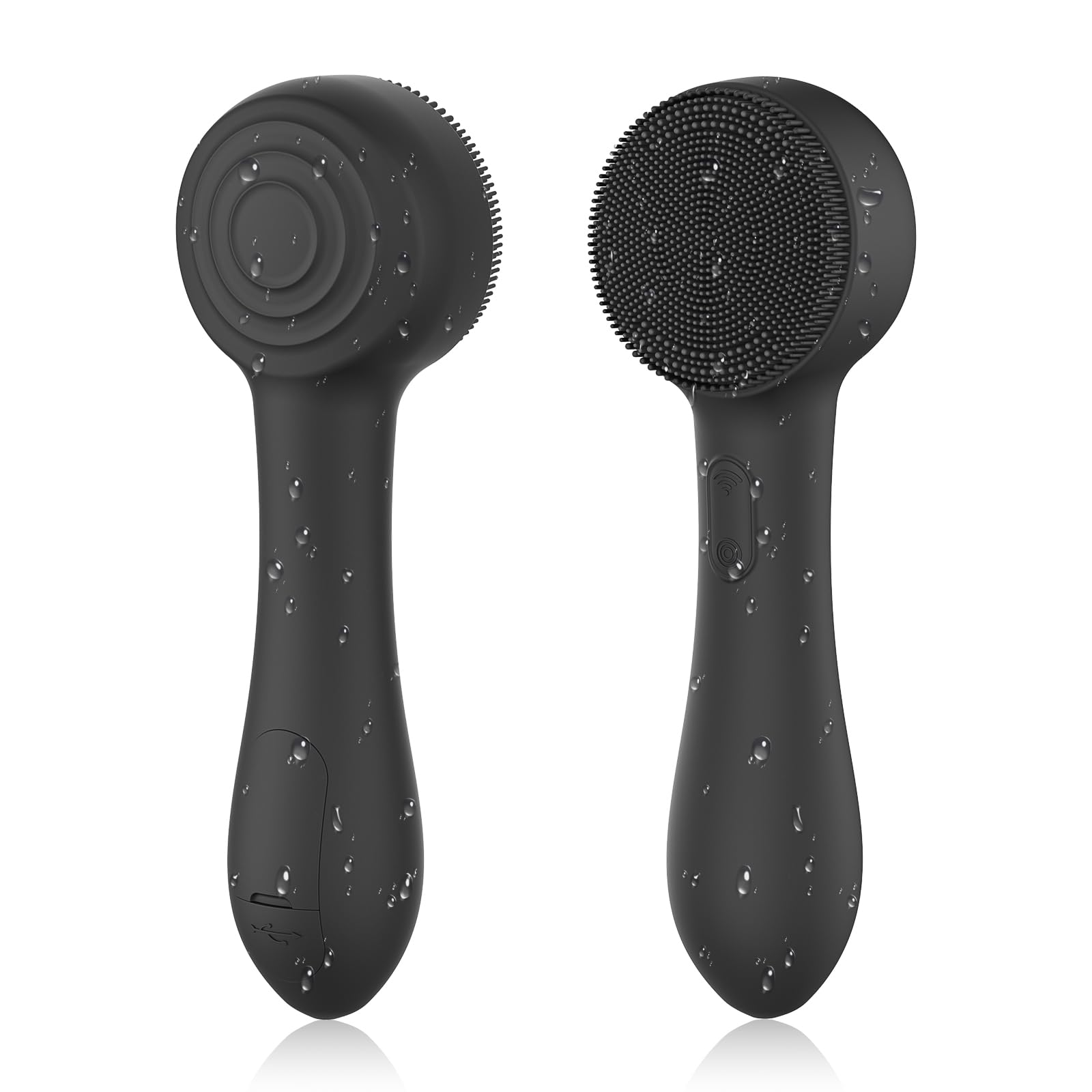 OUTIFUO cepillo facial de silicona para limpieza profunda suave de la piel