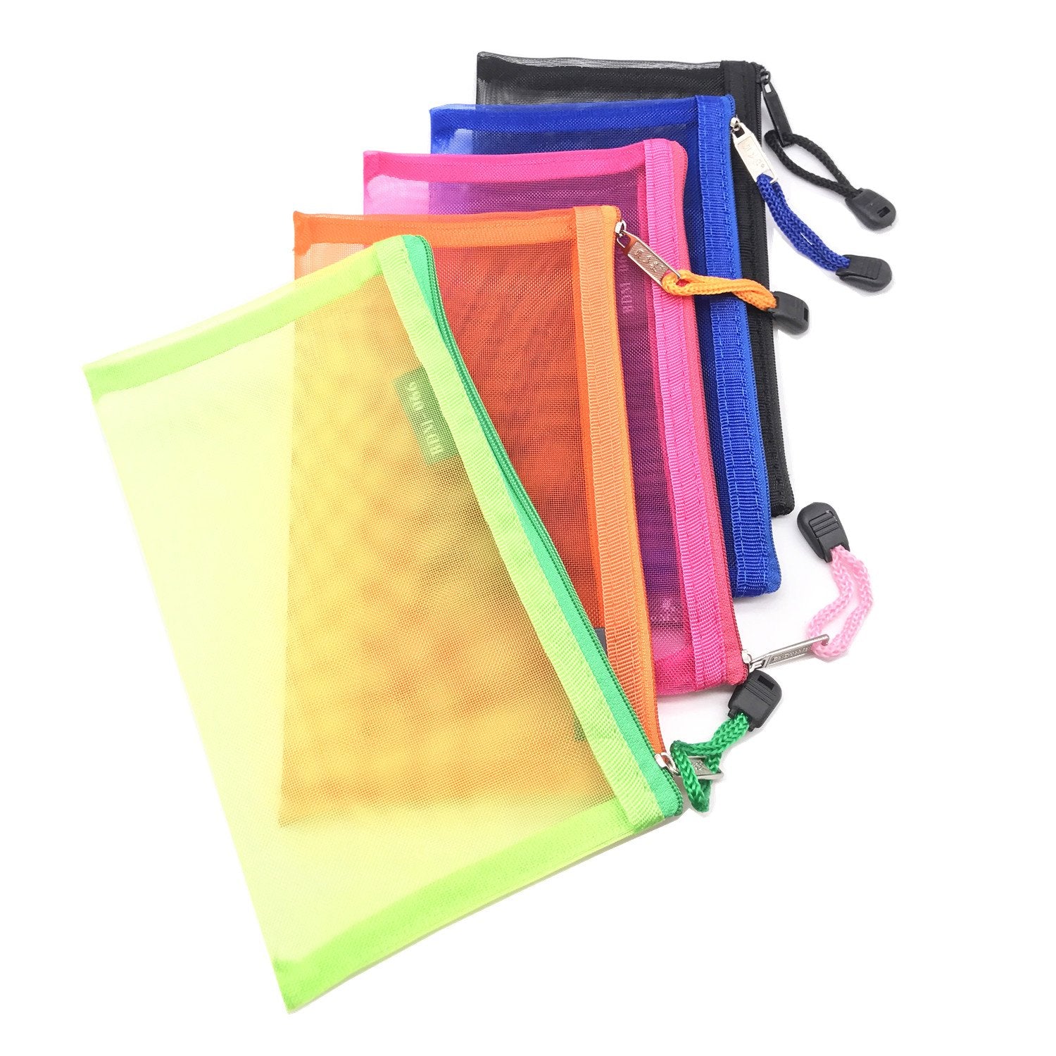Outman bolsas cosméticos de malla nylon para mantener maquillaje en orden