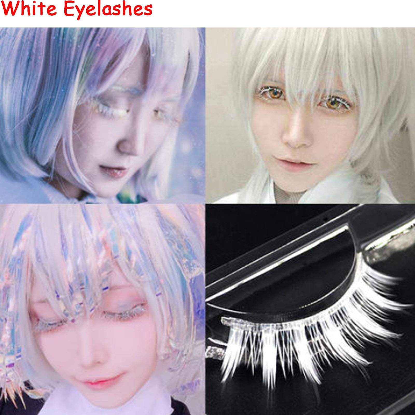 Outopen conjunto dos pares blancos para cosplay