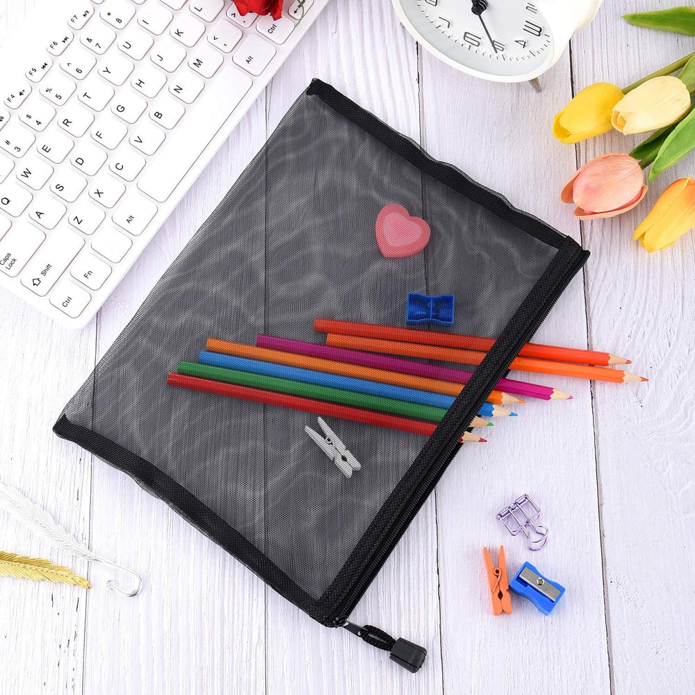 Outus estuche de maquillaje organizador de malla, ideal para viaje.