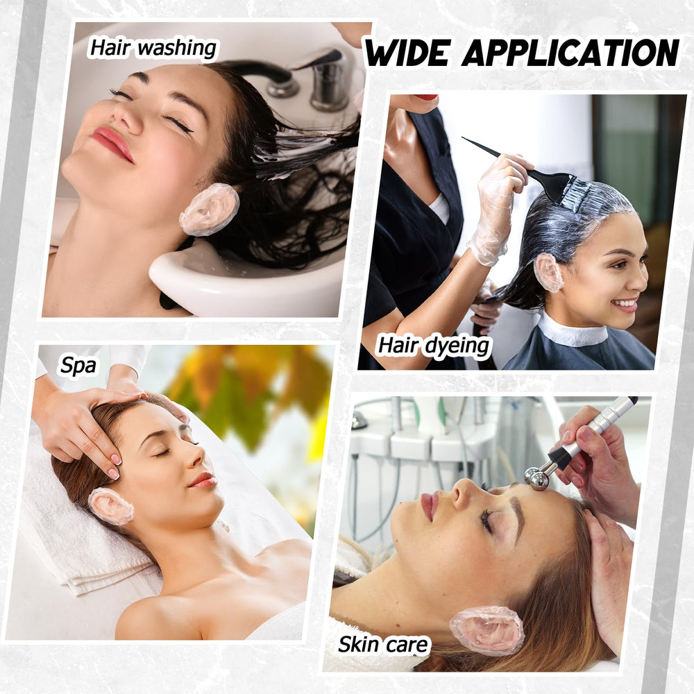 Outus protectores de orejas desechables para spa y salón, fáciles de desechar.