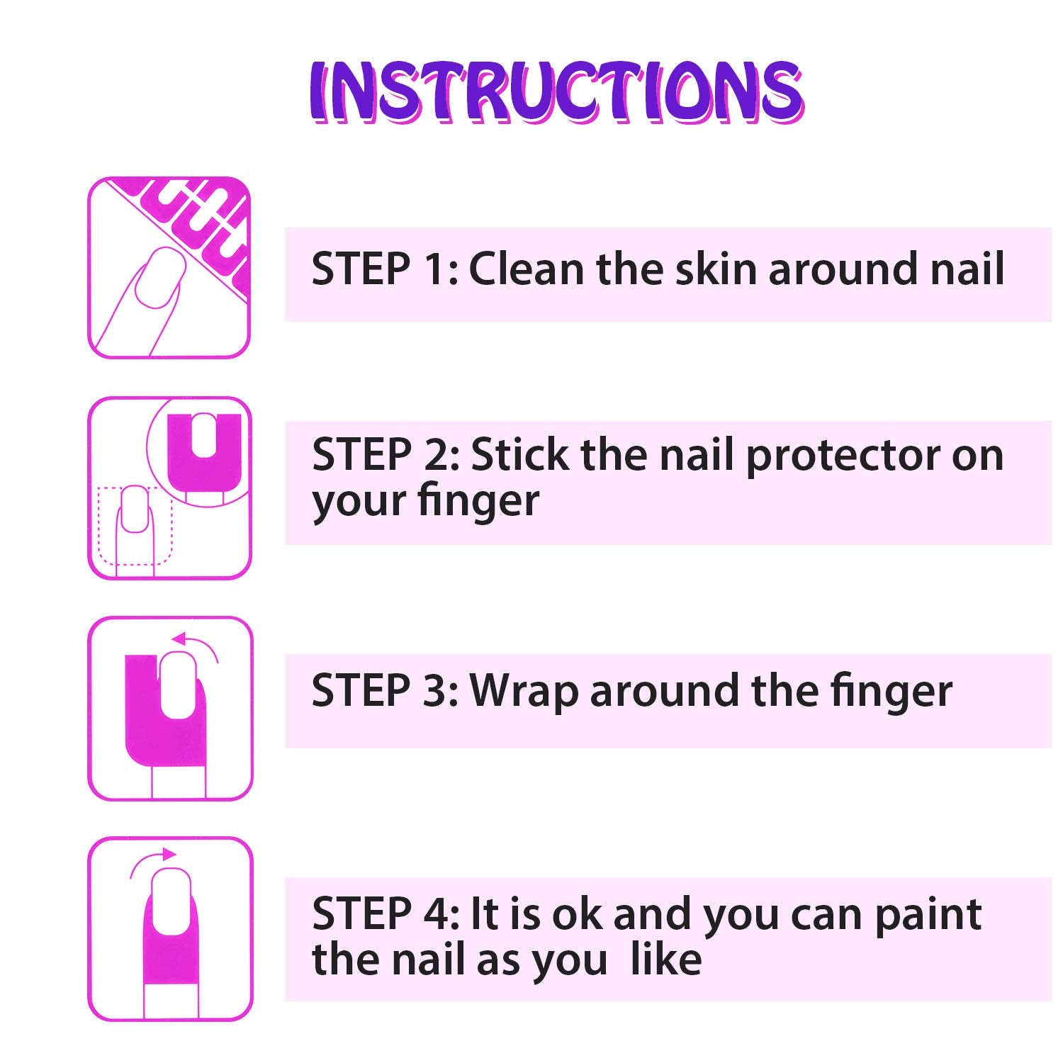 Outus protector U para uñas de los pies evita manchas y salpicaduras